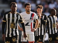 Soccer Football - Ligue 1 - Angers SCO v Paris St Germain - Stade Raymond Kopa, Angers, France - April 25, 2026 Paris St Germain's Goncalo Ramos REUTERS/Stephane Mahe