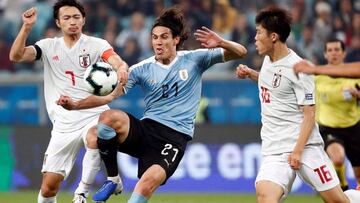 Sigue la retransmisión en vivo online del Uruguay vs Japón, partido de la fase de grupos de la Copa América que se disputa, hoy, 20 de junio, en As.com.