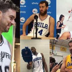 Los españoles de la NBA ya lucen sus nuevas camisetas