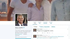 Gary Lineker: "Pepe is a gigantic dickhead"