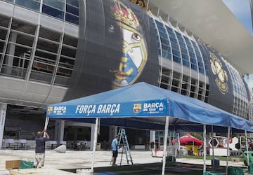 All set | Real Madrid vs Barcelona at the Hard Rock Stadium in Miami