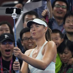 Sharapova saca las uñas en Pekín y Garcia gana Wuhan