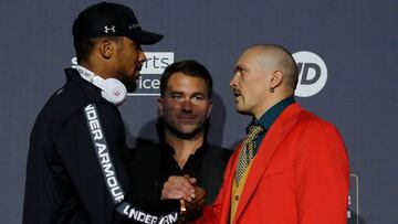 The WBO, WBA and IBF heavyweight titles are on the line for this bout between Anthony Joshua and Oleksandr Usyk in London&#039;s Tottenham Hotspur Stadium