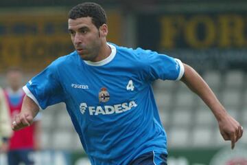 Naybet, en un partido de pretemporada con el Deportivo en 2004.