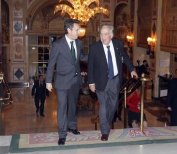 Premios AS 2014. Juan Manuel Trueba con Pedro Ferrándiz.
