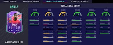 FIFA 21: Eric Bailly FUT Birthday, cómo completar el desafío de plantilla y estadísticas