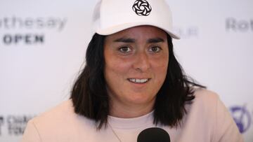 Tennis - Nottingham Open- Nottingham Tennis Centre, Nottingham, Britain - June 10, 2024 Tunisia's Ons Jabeur during a press conference Action Images via Reuters/Andrew Boyers