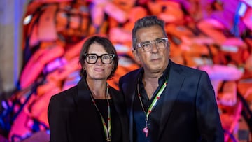 BARCELONA CATALONIA, SPAIN - SEPTEMBER 29: Actress and comedian Silvia Abril and comedian Andreu Buenafuente during the 10th anniversary of Open Arms, at the Llotja de Mar, on 29 September, 2025 in Barcelona, Catalonia, Spain. Open Arms, founded in 2015 in response to the humanitarian crisis in Lesbos, today celebrates 10 years since its creation in which they have rescued more than 72,000 people in the Mediterranean Sea. (Photo By Lorena Sopena/Europa Press via Getty Images)