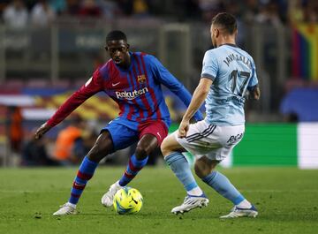 Dembelé y Javi Galán.