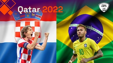 Brazil and Croatia face each other in the first match of the World Cup quarterfinals on Friday as Brazil look to lift the trophy for the sixth time.
