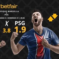 Olympique de Marsella vs. PSG: horario, dónde ver, pronósticos y clasificación