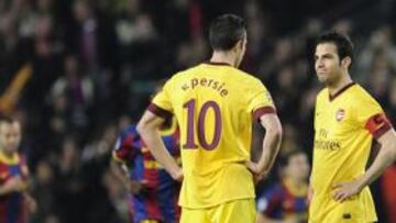 <b>DECEPCIÓN. </b>Cesc volvió a perder contra el Barcelona.