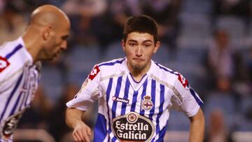 Debut de Iago Beceiro con el primer equipo del Depor en Copa del Rey.