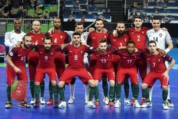 El equipo de Portugal. 