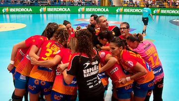 La Selecci¨®n femenina de balonmano.