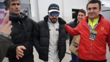 "Alonso recuerda que antes de chocar la dirección era pesada"