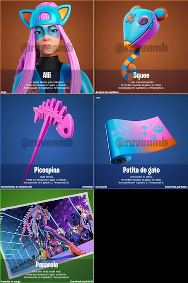 Club de Fortnite abril 2021: skin Alli y sus objetos ya disponibles