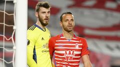 Davdi de Gea y Roberto Soldado.