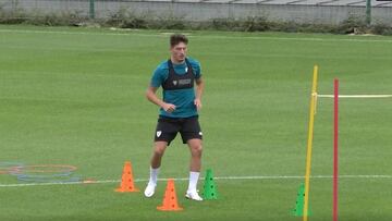 Entrenamientos individuales en la vuelta del Athletic al trabajo