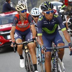 Nibali gana la etapa reina y Nairo está a 31" de Dumoulin