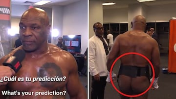 Mike Tyson’s pre-fight interview with Jake Paul ends in surreal turn