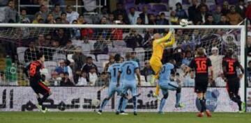 Manchester City se enfrentó a Hamburgo en el Al Ain, de los Emiratos Árabes Unidos.