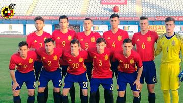 España gana a Bélgica con goles de Iván Martín y de Fran García