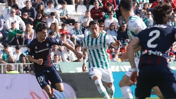 Carracedo, en el partido contra el Eibar