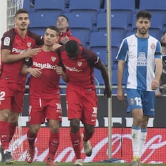 Espanyol 0-1 Sevilla: resumen, gol y resultado del partido