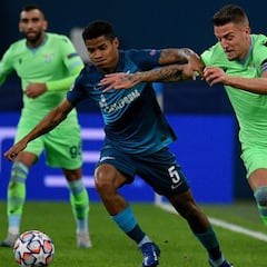 Zenit, con Barrios, empata con Lazio y se complica en UCL