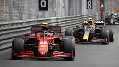 Carlos Sainz (Ferrari SF21). M&oacute;naco, F1 2021. 