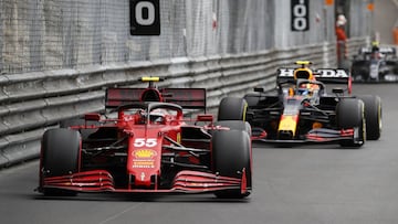 Carlos Sainz (Ferrari SF21). M&oacute;naco, F1 2021. 