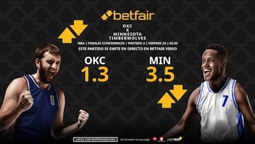 Oklahoma City Thunder vs. Minnesota Timberwolves: horario, dónde ver, pronósticos, estadísticas y cuadro