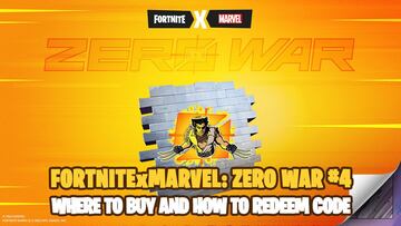 Fortnite x Marvel: Zero War #4 - Where to buy the comic and how to redeem the code