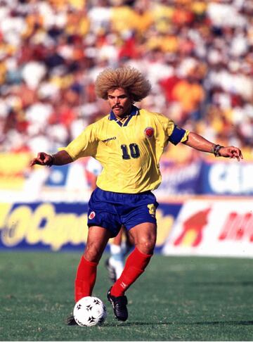 Jugó cinco ediciones con la Selección Colombia entre 1987 y 1995, sin embargo 'El Pibe', que es considerado uno de los mejores jugadores colombianos de la historia, no consiguió el título sudamericano.