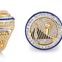 La ceremonia del campeón: los Warriors ya tienen su anillo