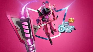 Arte oficial del skin Mecha Maestra Arrumacos en Fortnite