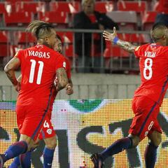 Súper Vidal reubica a Chile en el camino a Rusia 2018