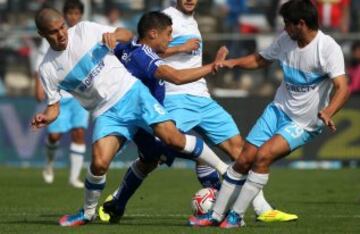 Christian Bravo se formó en Universidad de Chile y con Sampaoli tuvo varios minutos. De hecho jugó el 2012 ante Católica en San Carlos de Apoquindo. Ahora jugará el partido en la vereda contraria.