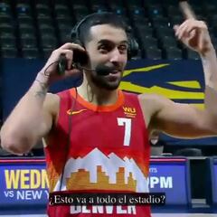 Campazzo enamora a la NBA al micrófono tras su histórico show