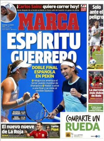 Portadas de la prensa deportiva