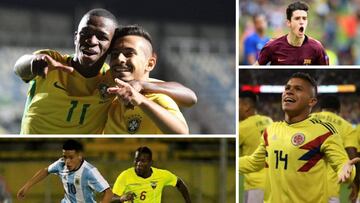 Vinicius, Cucho, Barco... un Sudamericano Sub-20 con bajas