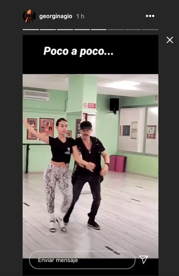 Georgina Rodríguez sorprende en su última clase de baile con un inesperado invitado