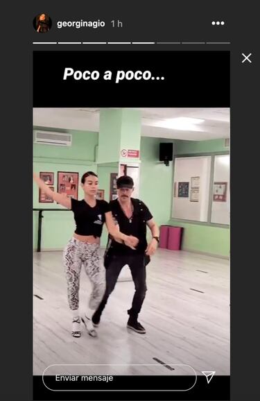 Georgina Rodrguez sorprende en su ltima clase de baile con un inesperado invitado