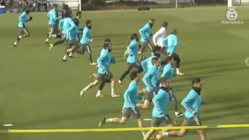 Última sesión del Real Madrid antes de visitar al Alavés
