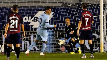 Morata celebra su gol a Osasuna.