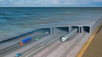 El túnel gigante de 18 kilómetros que será construido bajo el agua y cambiará el mapa de Europa para siempre  El túnel gigante de 18 kilómetros que será construido bajo el agua y cambiará el mapa de Europa para siempre