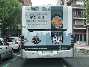Vitoria se engalana para la Final Four de la próxima semana