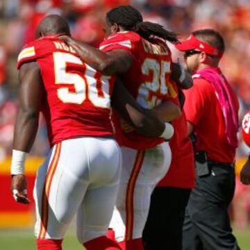 La baja del RB Jamaal Charles ha dilapidado, casi por completo, las opciones de Kansas City Chiefs en la temporada.