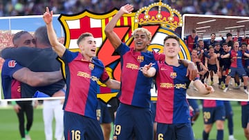 FC Barcelona completes celebration after beating Real Madrid in El Clásico